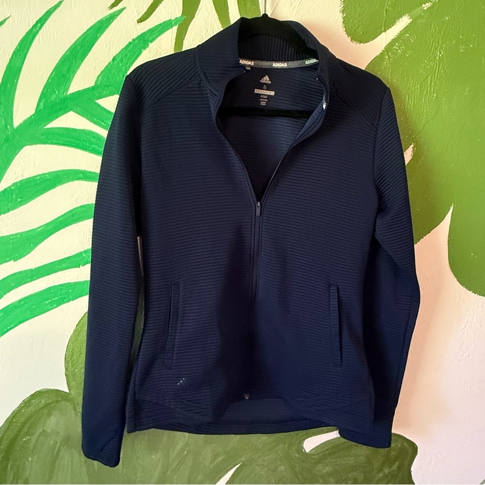 adidas Women's Navy Half-Zip Jacket